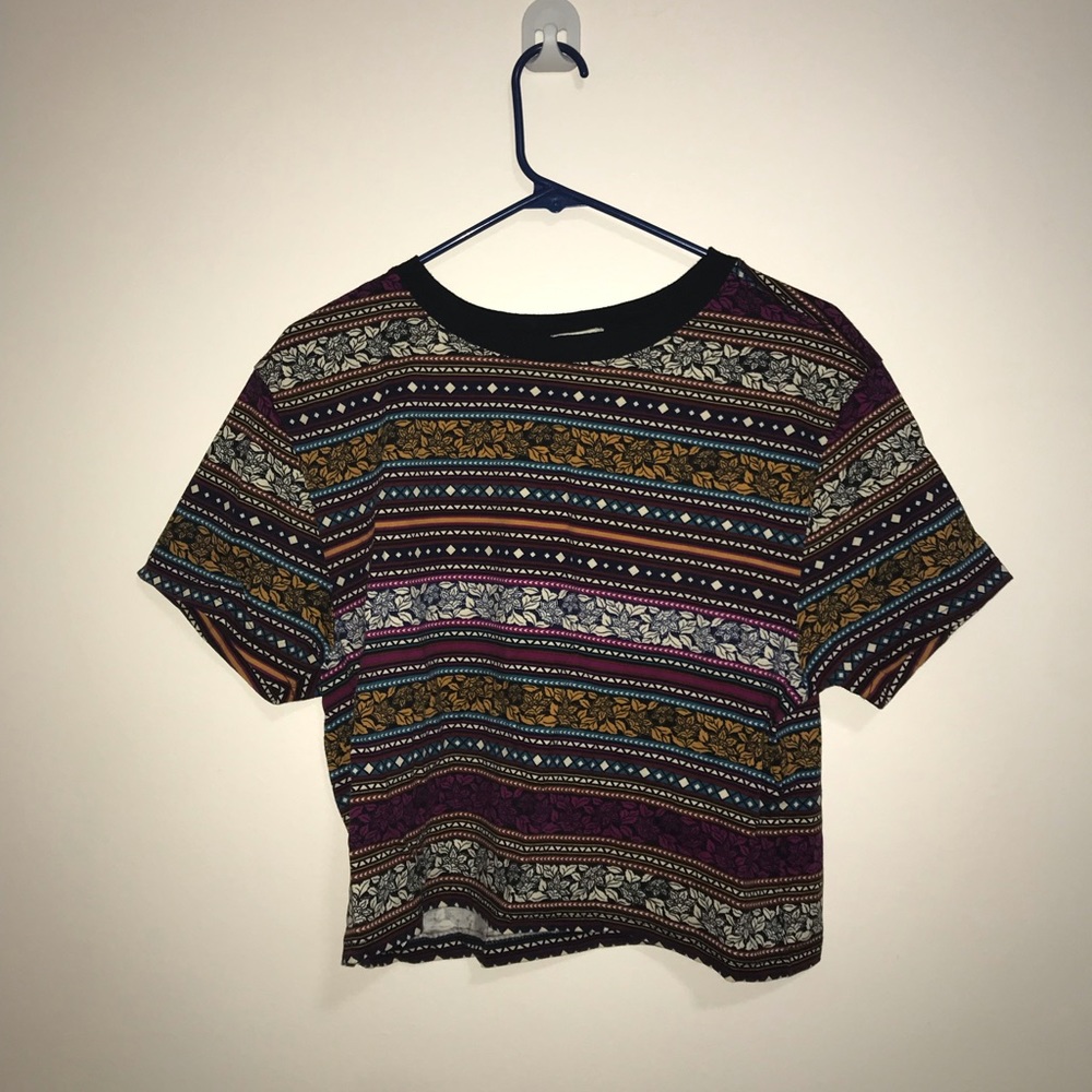 Tribal Print crop top